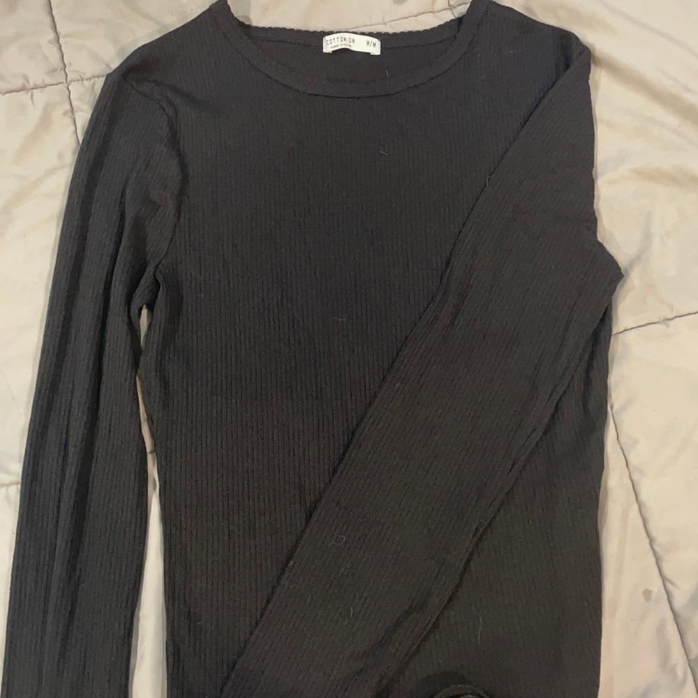 Black long sleeve shirt